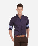 Blue Round Neck T-Shirt